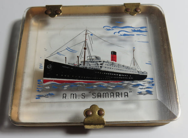 CUNARD LINE R.M.S. SAMARIA CIGARETTE CASE