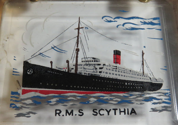 CUNARD LINE R.M.S. SCYTHIA CIGARETTE CASE